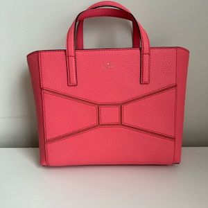 Kate Dpade Small Fransisca Leather Tote Satchel Flamingo